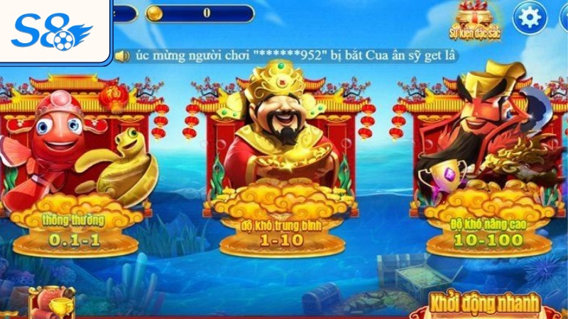 Trải nghiệm sống động cùng những màn săn thưởng kịch tính tại bắn cá S8